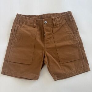 Rogue Territory Fatigue Shorts – Camel Canvas – Made in USA – 32W